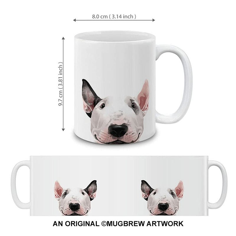 MUGBREW Bull Terrier Ceramic Coffee Mug Tea Cup, 11 OZ - Image 2